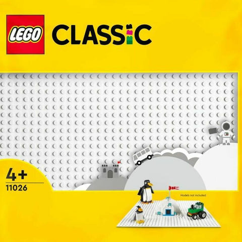 Base di appoggio Lego 11026 Classic The White Building Plate Bianco