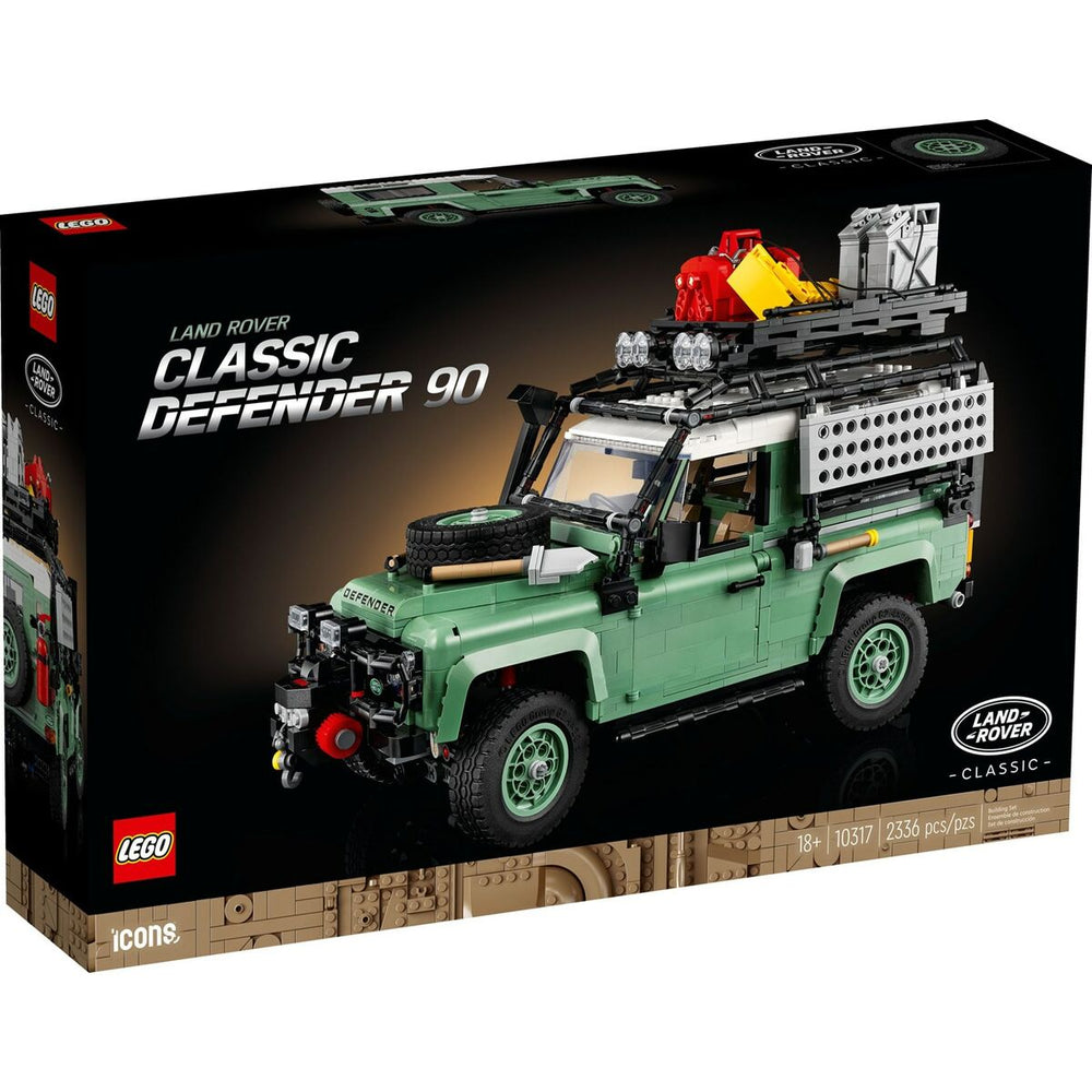Juego de Construcción Lego LAND ROVER CLASSIC DEFENDER 90 Negro 2336 Piezas