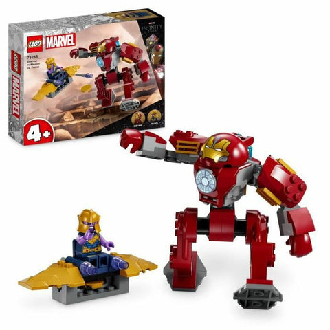 Set di Costruzioni Lego 76263 Iron Man's Hulkbuster vs. Thanos 66 Pezzi