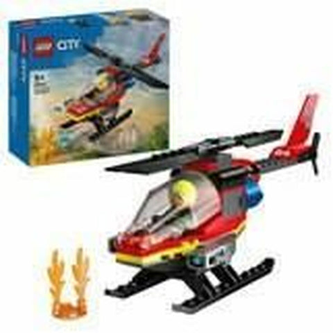 Set di Costruzioni Lego 60411 Fire Rescue Helicopter Multicolore