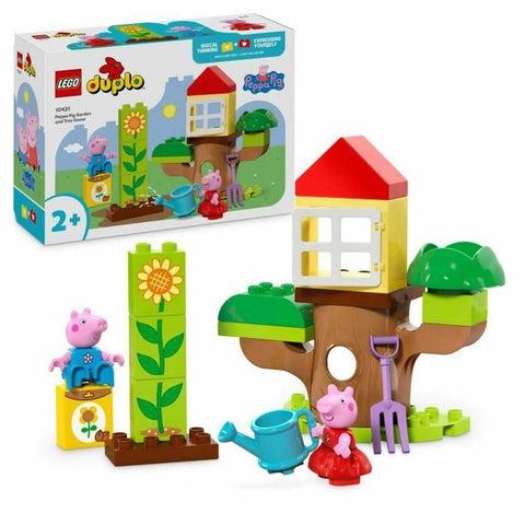 Set di Costruzioni Lego Peppa Pig's Garden and Treehouse Multicolore
