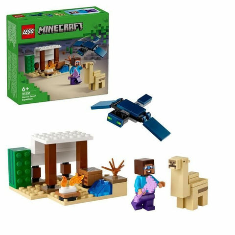 Set di Costruzioni Lego 21251 Minecraft : Steve´s Desert Expedition Multicolore