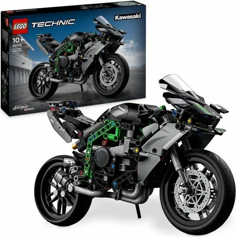 Set di Costruzioni Lego Technic 42170 Kawasaki Ninja H2R Nero 643 Pezzi
