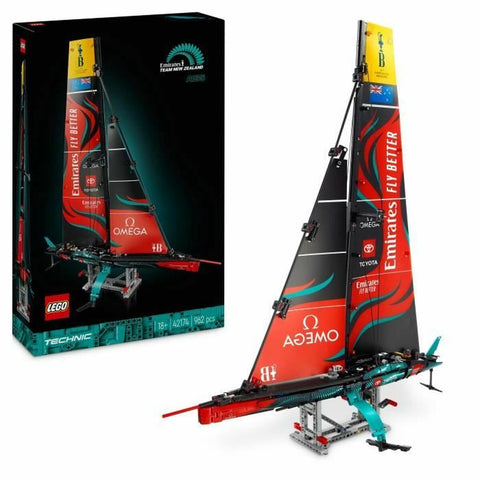 Set di Costruzioni Lego 42174 Yacht Emirates Team New Zealand AC75 Multicolore