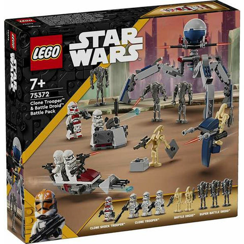 Set di Costruzioni Lego Star Wars 75372 Clone Trooper & Battle Droid Multicolore