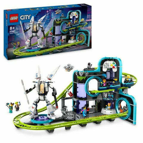 Set di Costruzioni Lego 60421 Robot World Amusement Park Multicolore