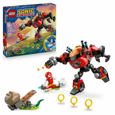 Set di Costruzioni Lego 77005 Sonic Knuckles VS Dr. Eggman Egg Crusher Mech 350 Pezzi