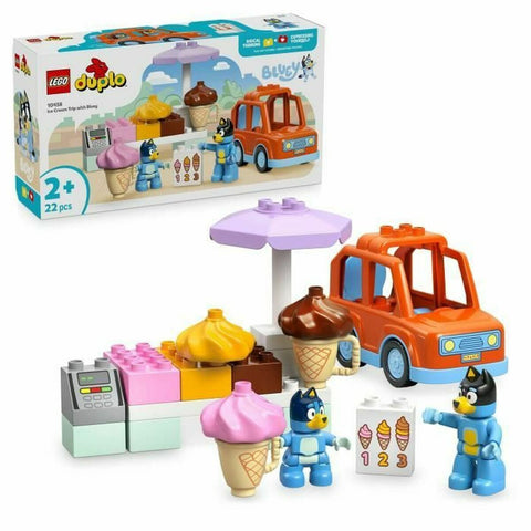 Set di Costruzioni Lego Duplo 10458 Ice Cream Trip with Bluey 22 Pezzi