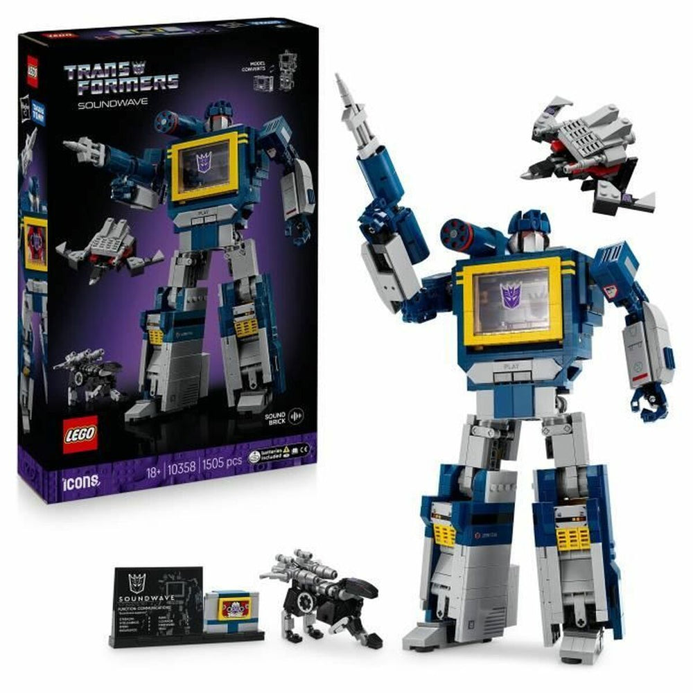 Juego de Construcción con Bloques Lego Transformers 10358 1505 Piezas