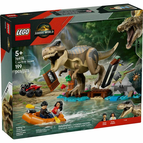 Set di Costruzioni Lego JURASSIC WORLD 76975 T.Rex River Escape