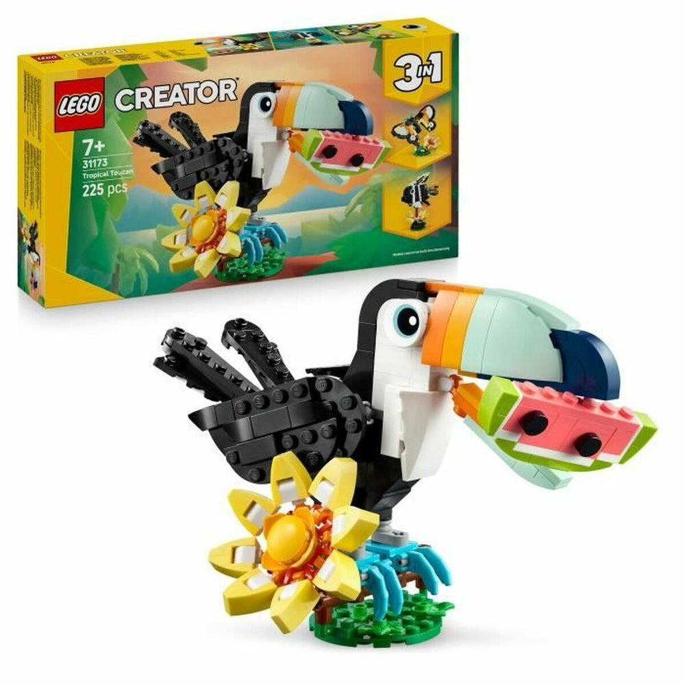 Set di Costruzioni Lego 31173 Wild Animals : Tropical Toucan 225 Pezzi