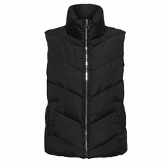 Gilet da Donna Jack & Jones Jdyfinno Life Short Padd Nero