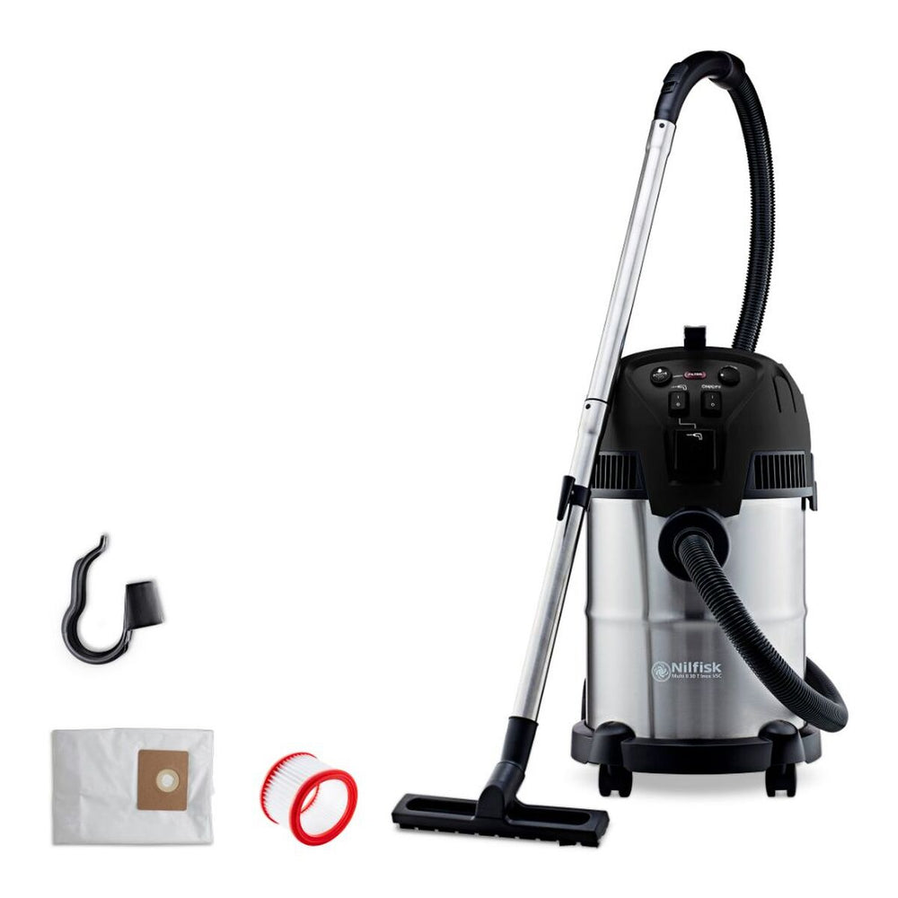 Aspirador Nilfisk Negro Acero 1200 W