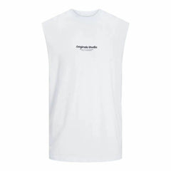 Maglia Smanicata da Uomo Jack & Jones  Jovesterbro Bianco