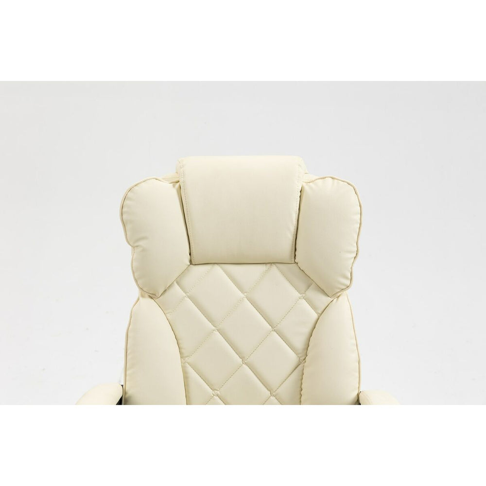 Silla de Oficina Activejet YK7416 BE Negro Beige Plateado