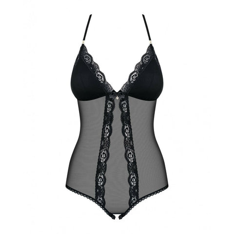 Leotard Obsessive 841-TED-1 S/M Black S/M