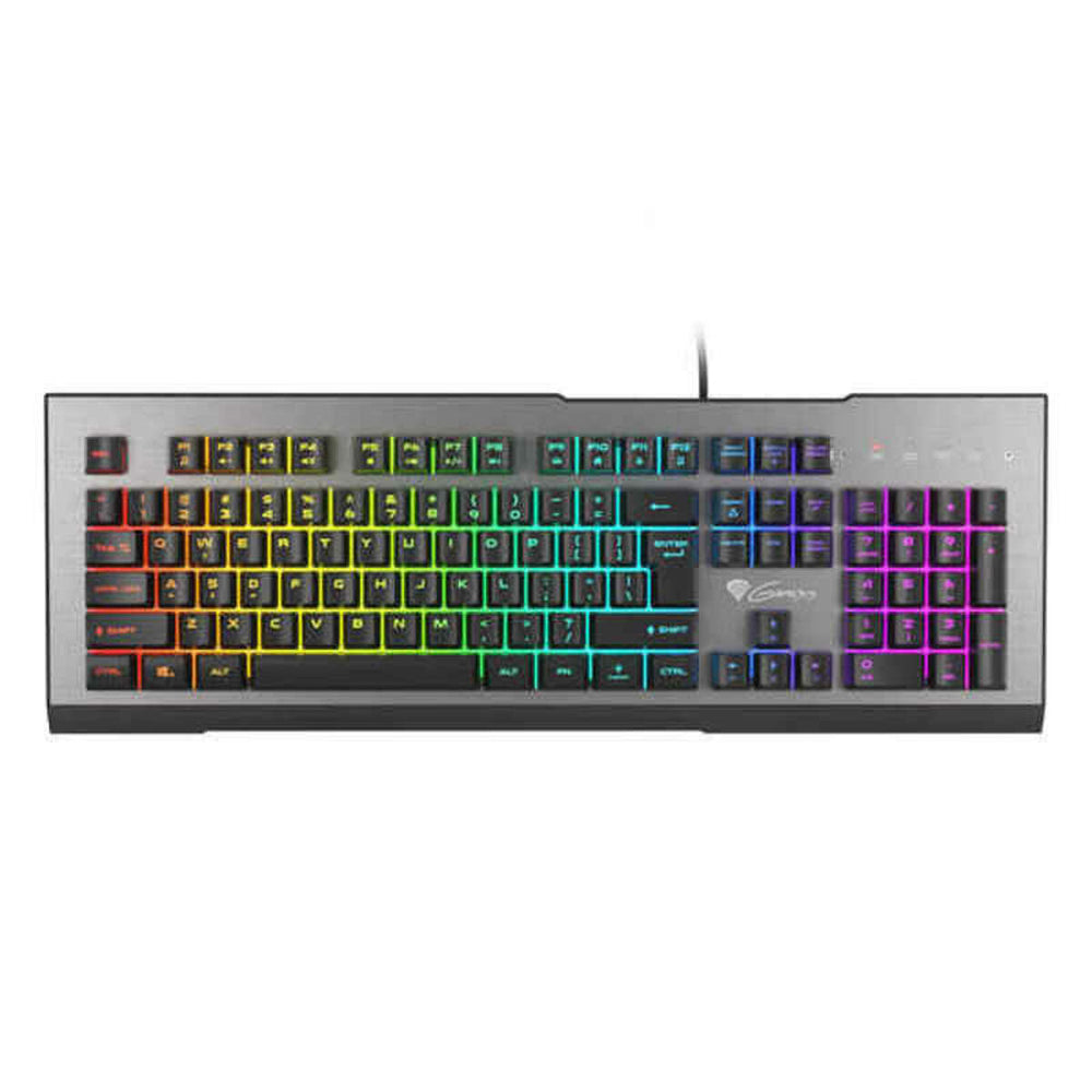 Tastiera per Giochi Genesis NKG-1621 Nero Argentato