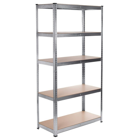 Scaffale Greenblue GB378 180 x 90 x 40 cm Grigio acciaio galvanizzato Legno MDF 75 Kg