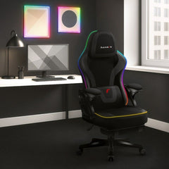 Sedia Gaming Huzaro HZ-FORCE 4.6 RGB BLACK MESH