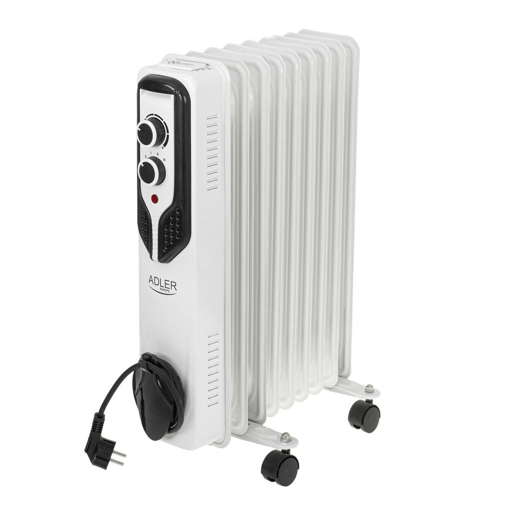 Radiatore a Olio Adler AD 7816 Bianco Nero 2000 W