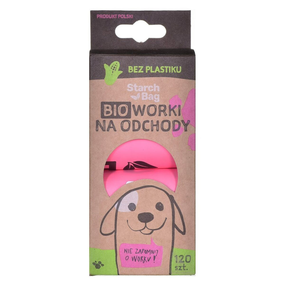 Sacchetto per rifiuti Starch Bag 961810 Rosa (120 Pezzi)