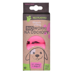 Sacchetto per rifiuti Starch Bag 961810 Rosa (120 Pezzi)