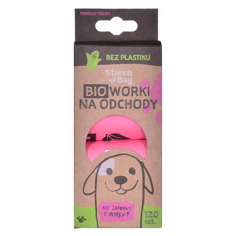 Sacchetto per rifiuti Starch Bag 961810 Rosa (120 Pezzi)