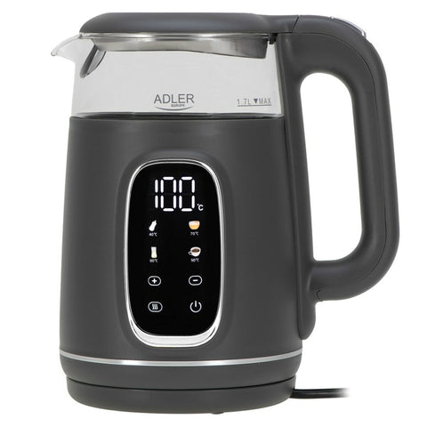 Bollitore Adler AD 1305gs Grigio Argentato 2200 W 1,7 L