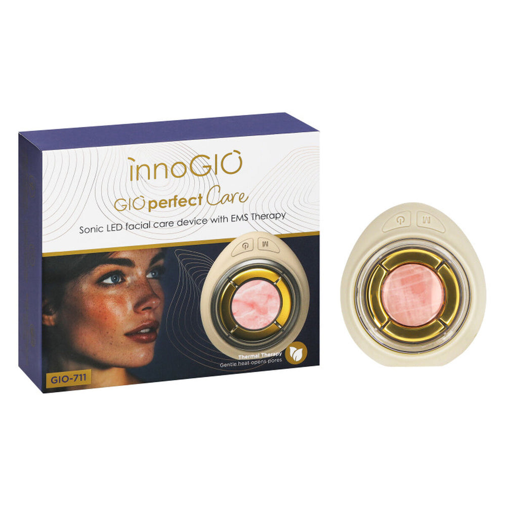 4-in-1 Ultrasonic Facial Cleaner Innogio 711 SONICO LED TERAPIA Golden