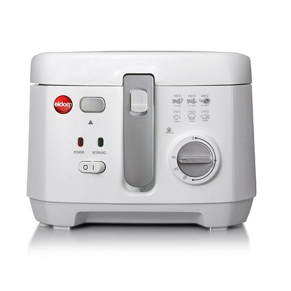 Friggitrice ad Aria Eldom FREET Bianco Grigio 1800 W 2,5 L