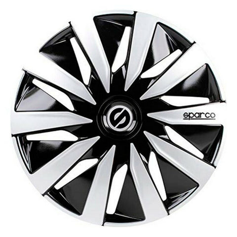 Hubcap Sparco SPC1491BKSV Silver Black 14
