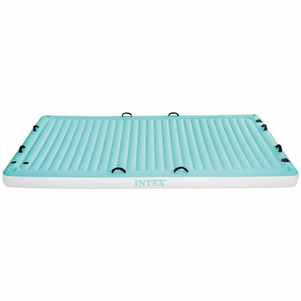 Materassino Gonfiabile Intex Water Lounge 310 x 183 cm Bianco Turchese