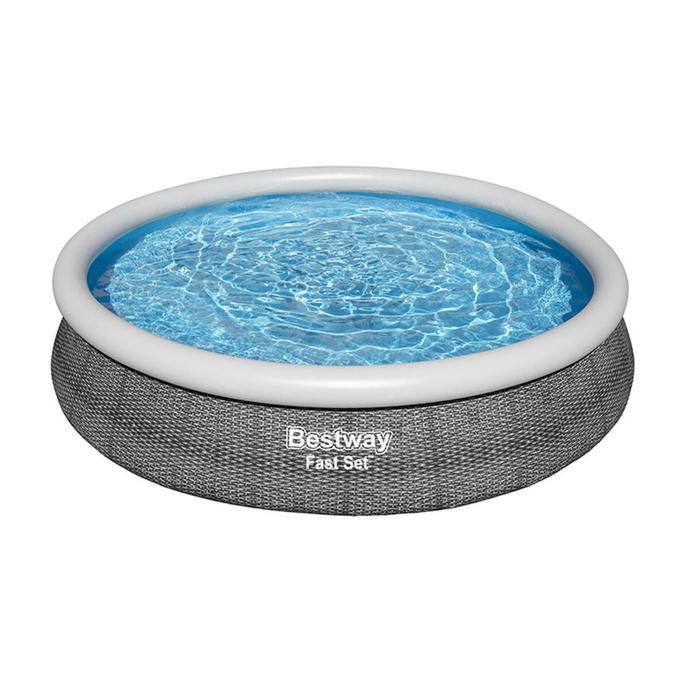 Bestway Piscina Gonfiabile per Adulti Aro Ratan con Depuratore 366x76 cm Giardino 57445