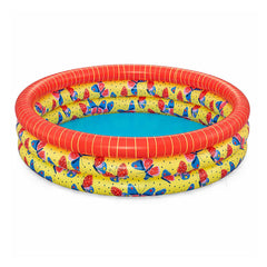Bestway Piscina Gonfiabile per Bambini 3 Anelli Farfalle 168x38 cm +2 Anni Giardino 51202