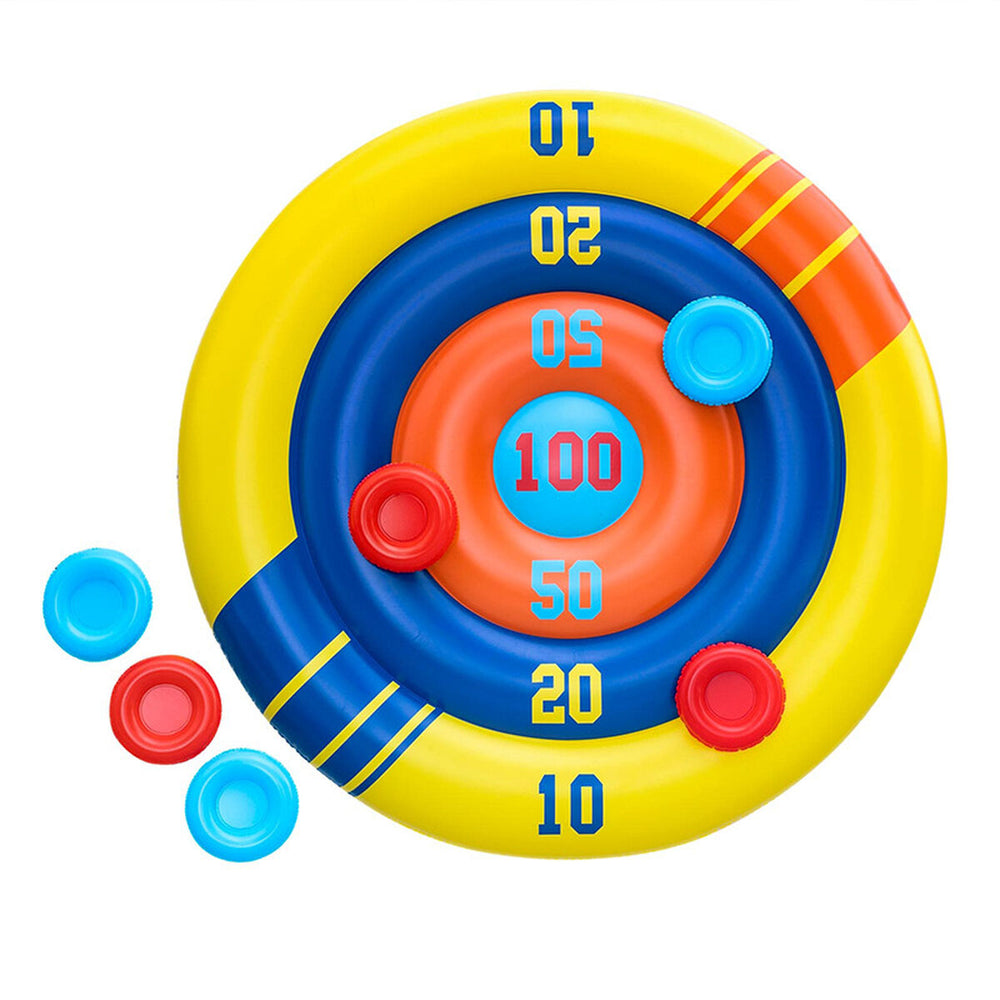 Bestway Gioco Galleggiante Lanciatore Gonfiabile Dischi D140 cm +3 Anni Piscina 52566
