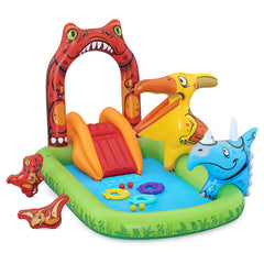 Bestway Piscina Gonfiabile Parco Giochi Dinosauri 241x140x137 cm +3-6 Anni 53160