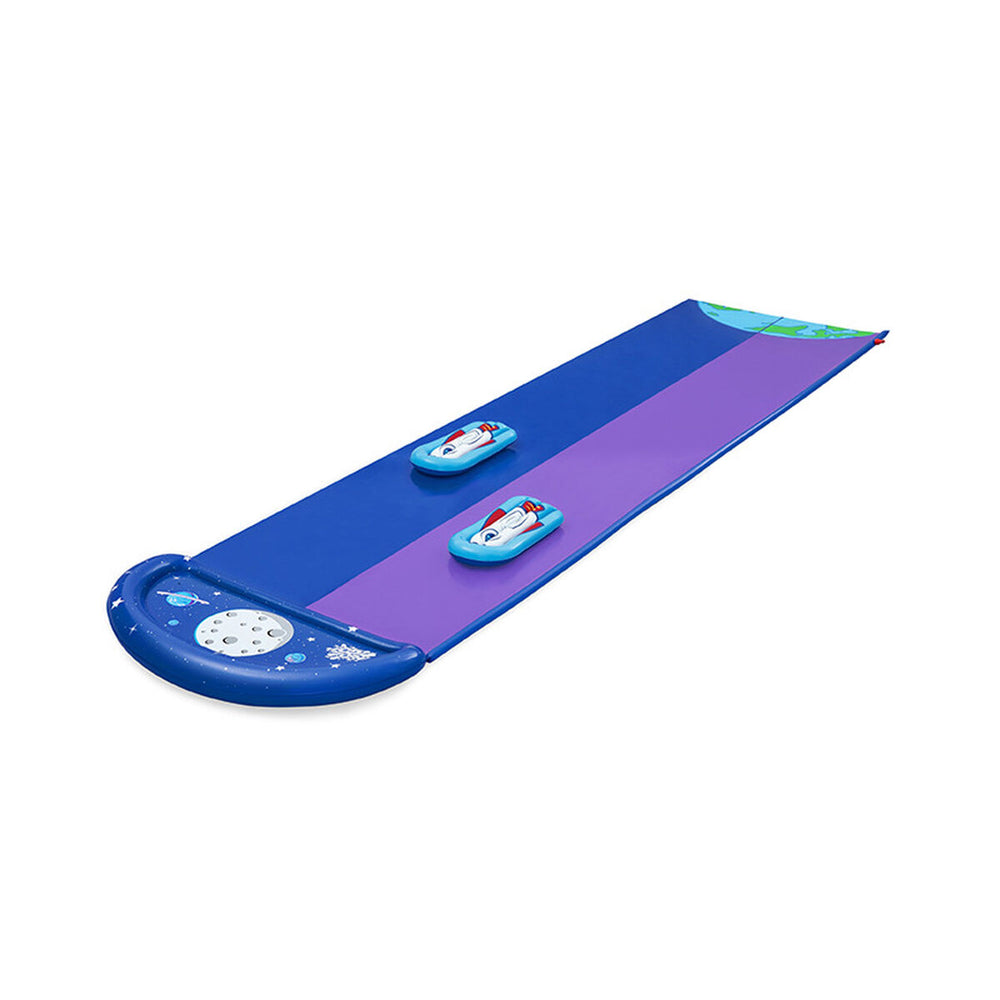Bestway Pista Scivolante con Rampa di Salto Doppio 488x138 cm +3 Anni Giardino 52364