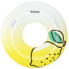 Bestway Inflatable Float with Handles Jungle D114 cm +12 Years Beach Pool 36448