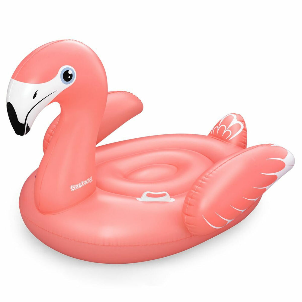 Bestway Figura Hinchable Flamenco con Asas 168x120 cm +3 Años Playa y Piscina 41526