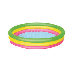 Bestway Piscina Hinchable 3 Aros Suelo Acolchado 152x30 cm +2 Años Jardin 51103
