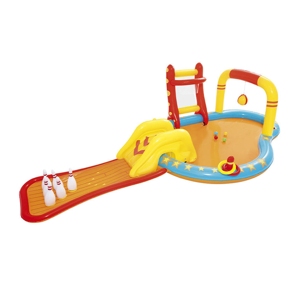 Bestway Piscina Gonfiabile Parco Giochi Bowling 435x213x117 cm +2 Anni Giardino 53068