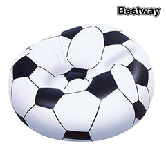 Bestway Poltrona Gigante Calcio 114x112x66 cm +6 Anni Interno e Giardino 75010