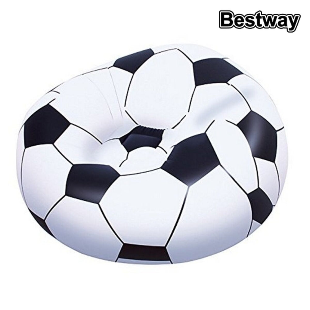 Bestway Poltrona Gigante Calcio 114x112x66 cm +6 Anni Interno e Giardino 75010