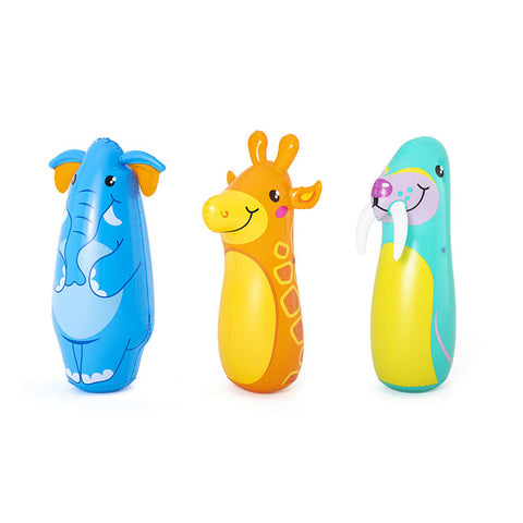 Sacco da Boxe da Terra Gonfiabile per Bambini Bestway animali 89 cm