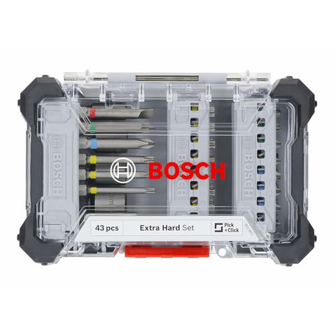 Set di punte BOSCH Extra Hard Acciaio 43 Pezzi