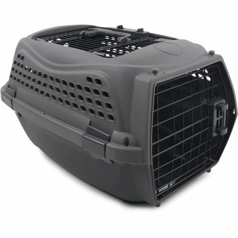 Transportín MPETS ECO GIRO S Gris Gris oscuro Plástico Gato