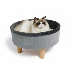 Cama para Gato MPETS ROUND Gris 47 x 47 x 26 cm