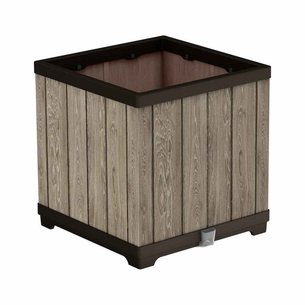 Vaso Keter 262635 Rovere Resina Plastica Quadrato