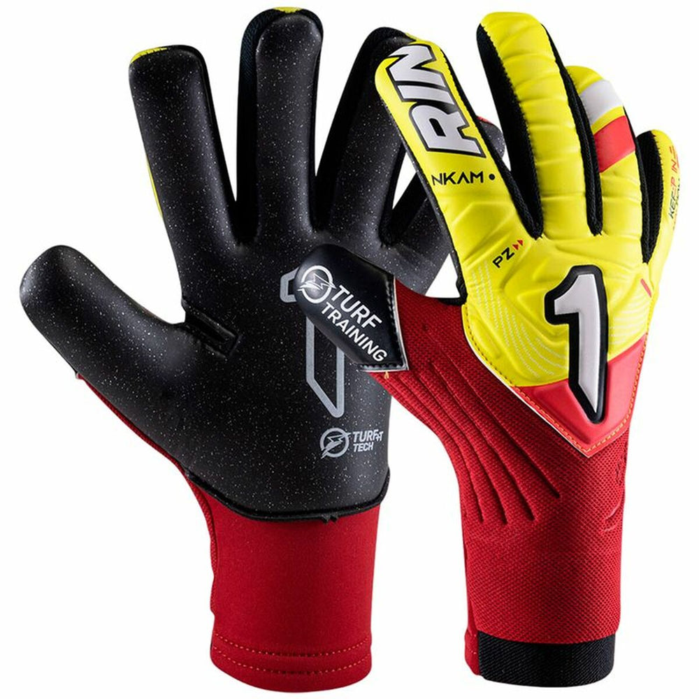 Guanti da Portiere Rinat Nkam Training Rosso Adulti