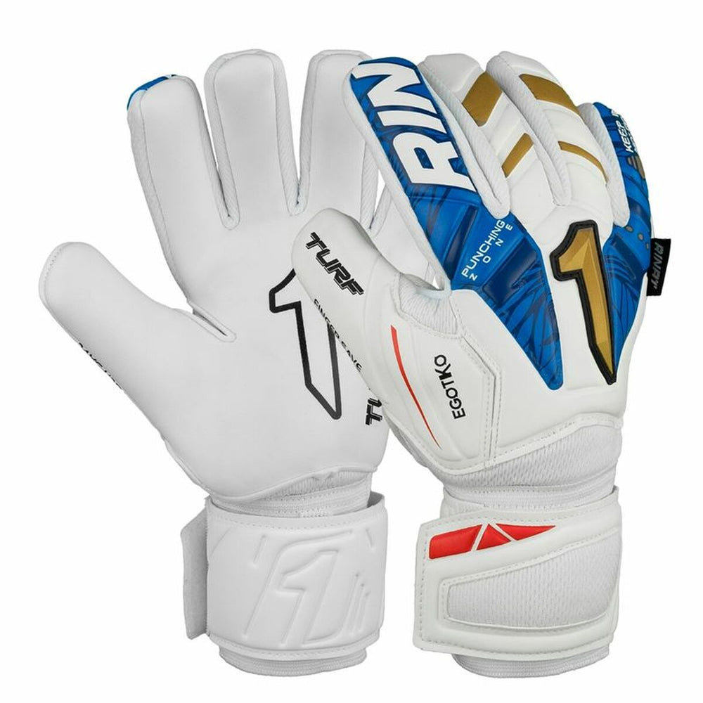 Guanti da Portiere Rinat Egotiko Vengador Spine Turf Bianco